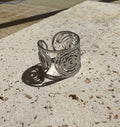 BAGUE ARGENT SPIRALE