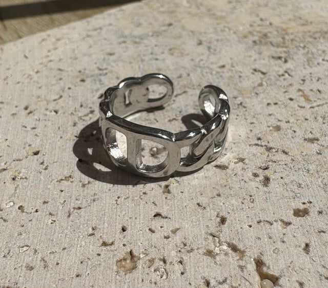 BAGUE ARGENT BOUCLE