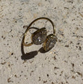BAGUE OR AJUSTABLE GOUTTE DIAMANT