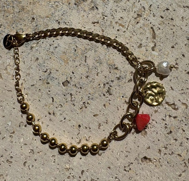 BRACELET DORÉ BRELOQUE