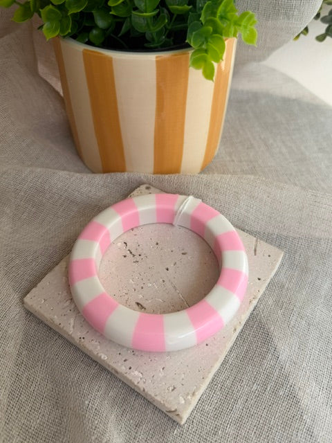 BRACELET RAYURES BLANCHES