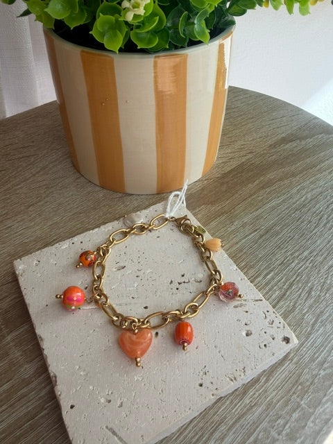 BRACELET BRELOQUES CORAIL