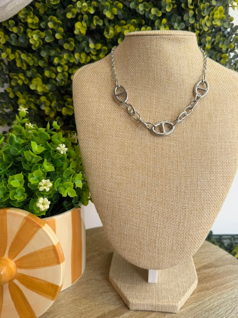 COLLIER CHAÎNE ARGENT