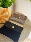 PORTE MONNAIE TISSU & PAILLETÉ