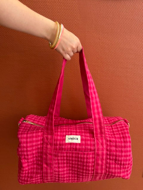 SAC DE VOYAGE AMOUR ROSE
