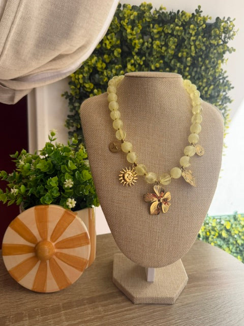 COLLIER JAUNE