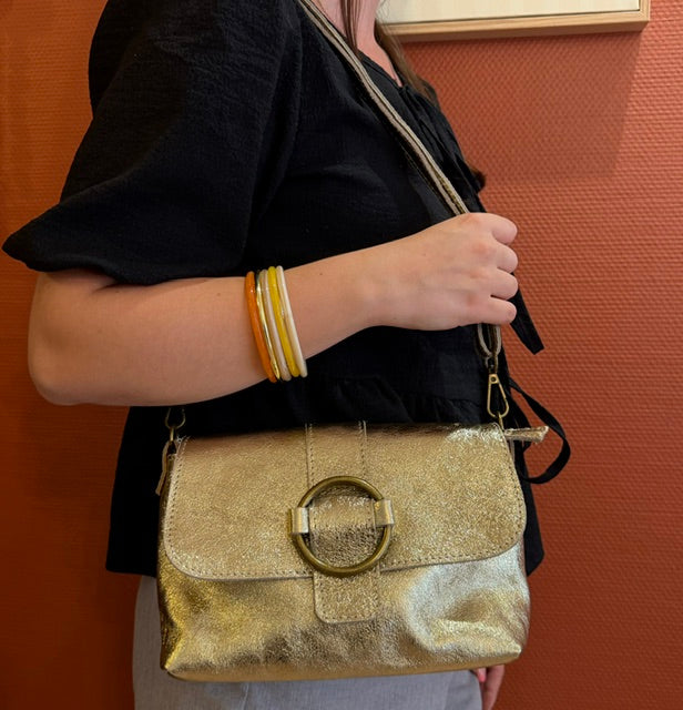 SAC À MAIN AURA DORÉ